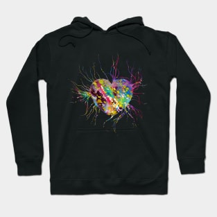 Human Veins With Heart Hoodie